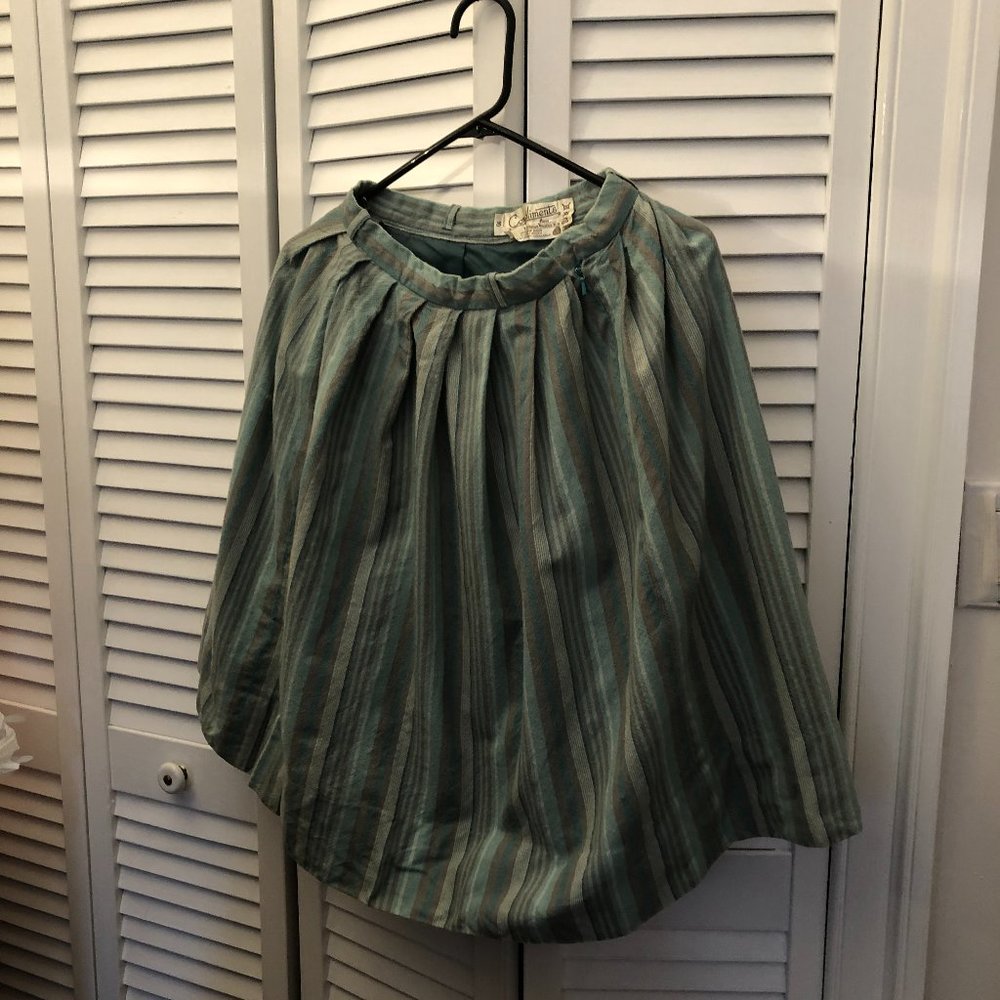 The Edinburgh Woollen Mill teal woolen skirt,6